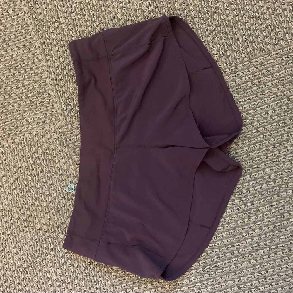 Plum Lululemon Shorts
